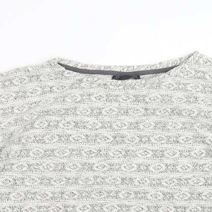 Topshop Womens Beige  Knit Pullover Jumper Size 10
