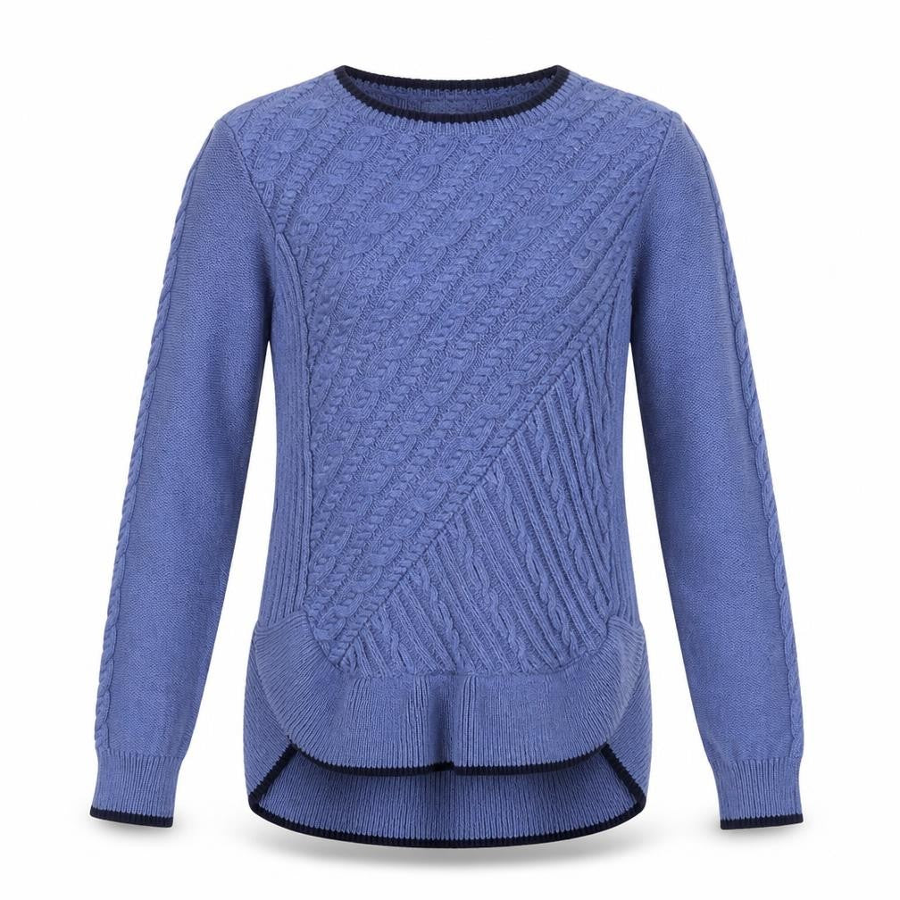 Cambridge Womens Blue  Knit Pullover Jumper Size M