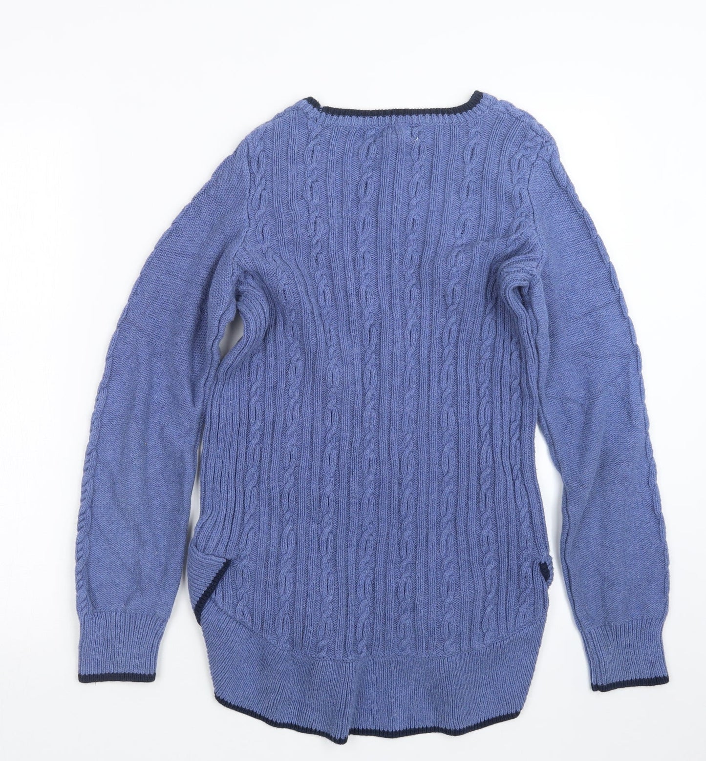 Cambridge Womens Blue  Knit Pullover Jumper Size M