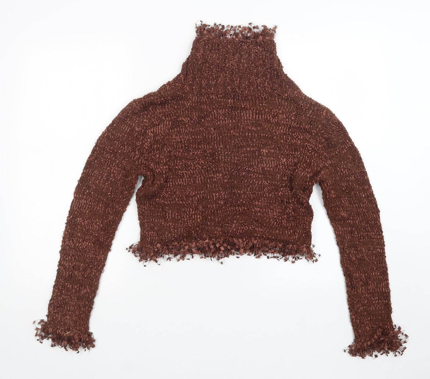 Xited Womens Brown  Knit Cardigan Jumper Size M