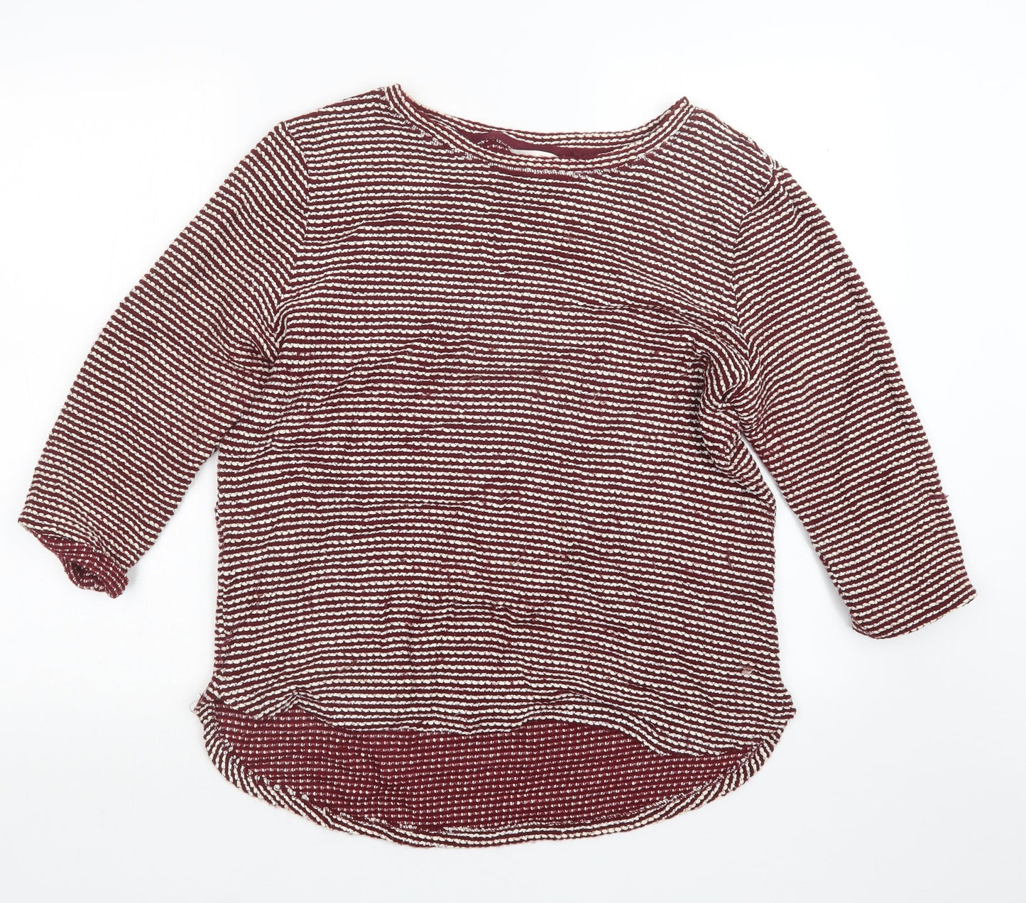 H&M Womens Red  Knit Pullover Jumper Size M