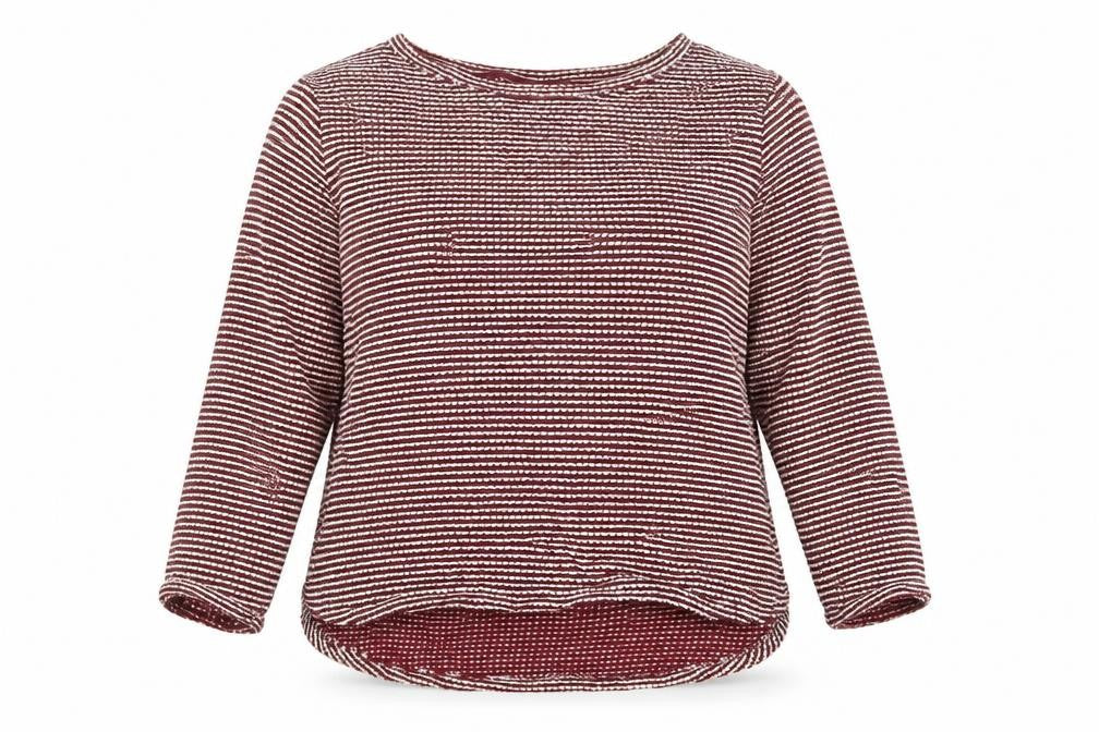 H&M Womens Red  Knit Pullover Jumper Size M