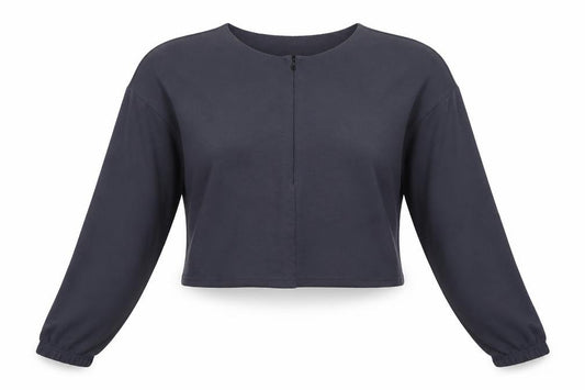 PRETTYLITTLETHING Womens Grey   Pullover Sweatshirt Size 8