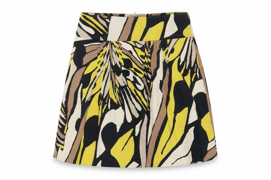 Marks & Spencer Womens Blue Geometric  A-Line Skirt Size 6