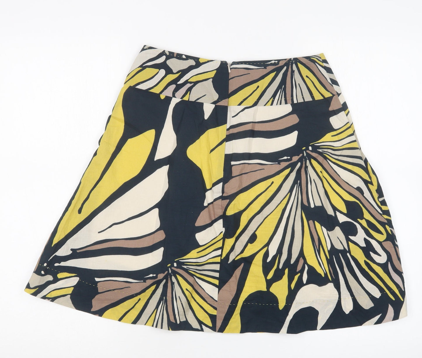 Marks and Spencer Womens Blue Geometric  A-Line Skirt Size 6