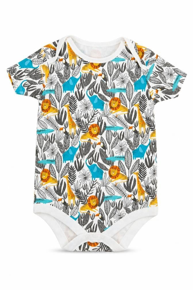 TU Boys White Geometric  Basic T-Shirt Size 2-3 Years