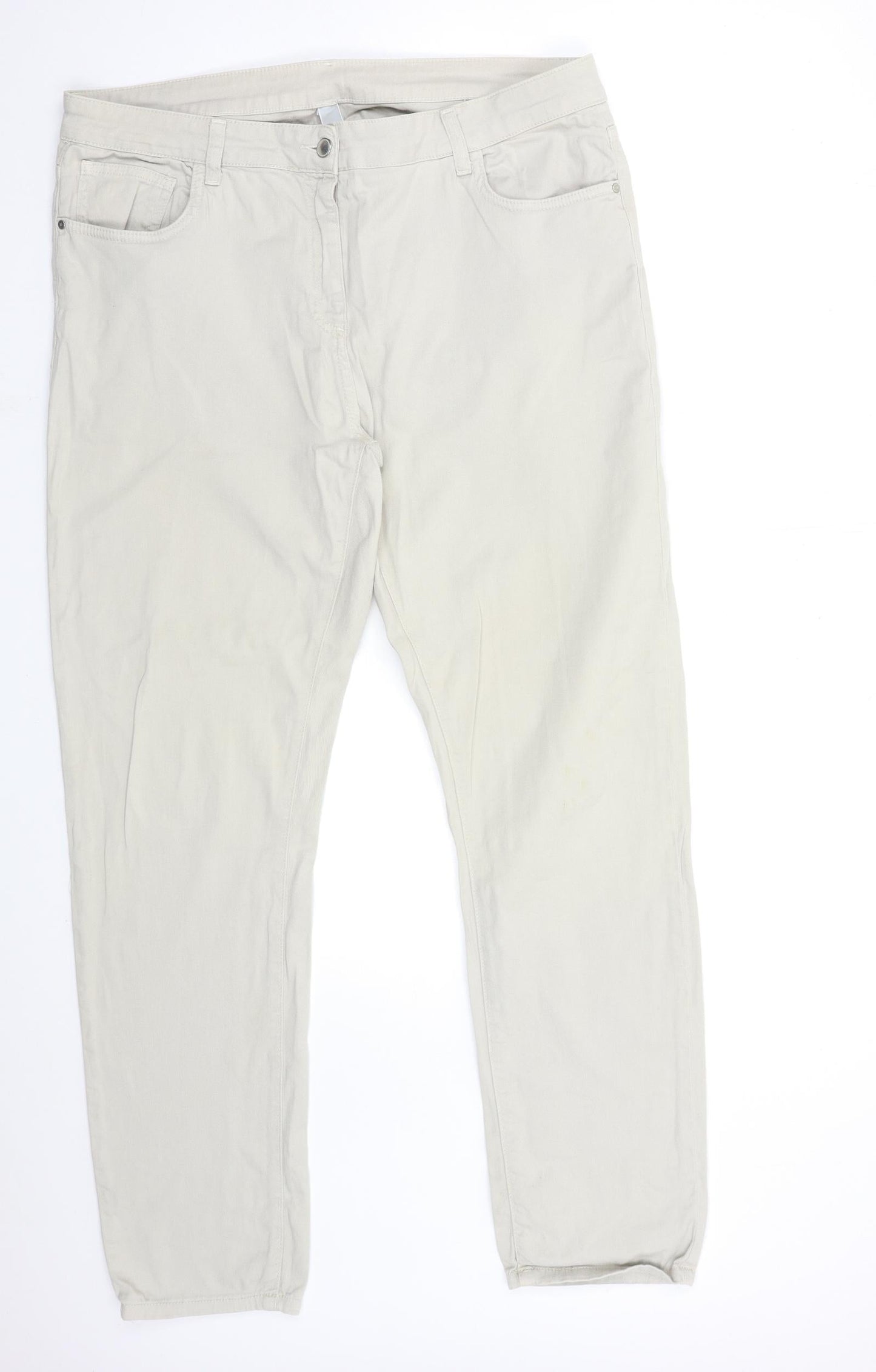 Wallis Womens Grey  Denim Tapered Jeans Size 10 L31 in