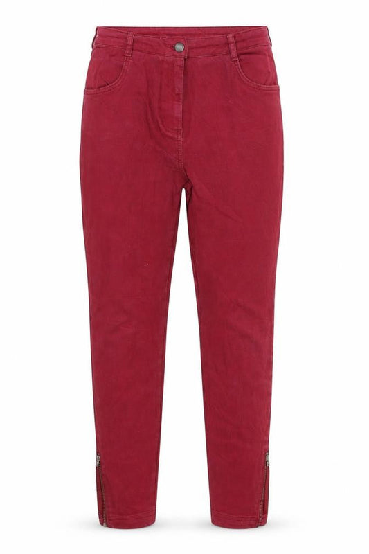 Womens Red  Denim Skinny Jeans Size 26 in L28 in
