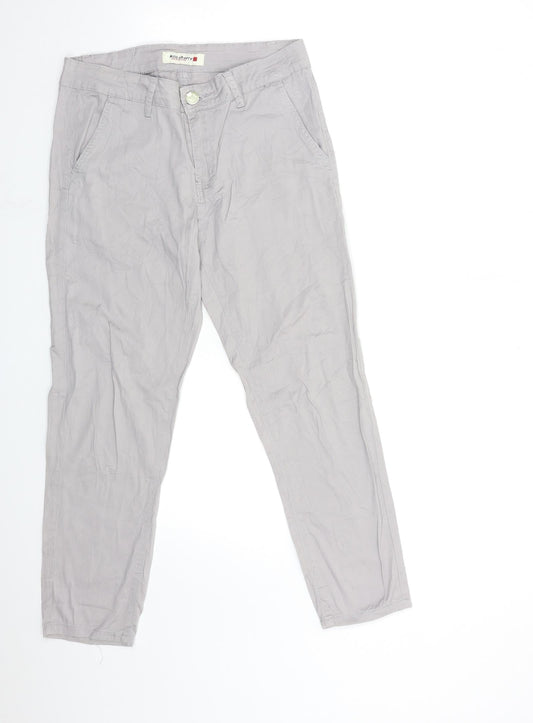 miss cherry Womens Grey   Trousers  Size 29 in L26 in