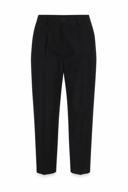 Preworn Womens Black   Trousers  Size 28 in L29 in