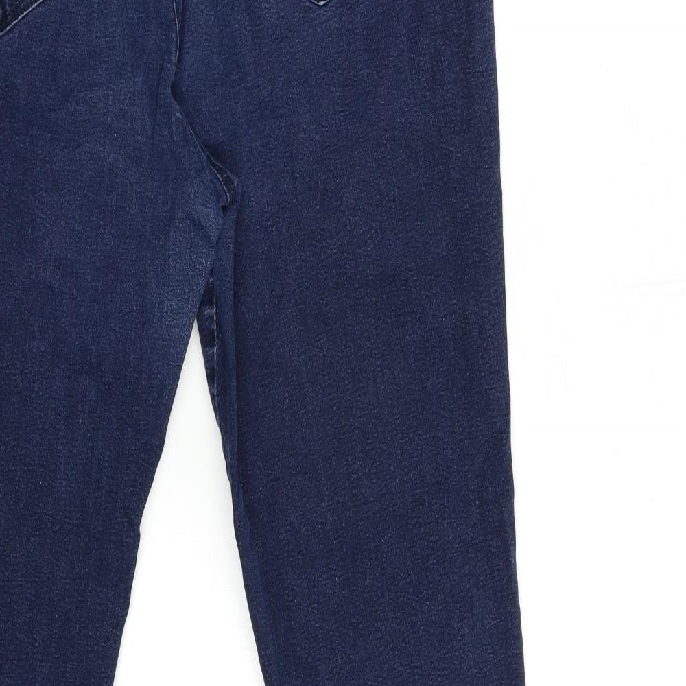 Preworn Womens Blue  Denim Jegging Jeans Size 38 in L31 in