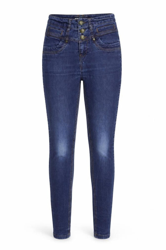 yesyes Womens Blue  Denim Skinny Jeans Size 8 L31 in