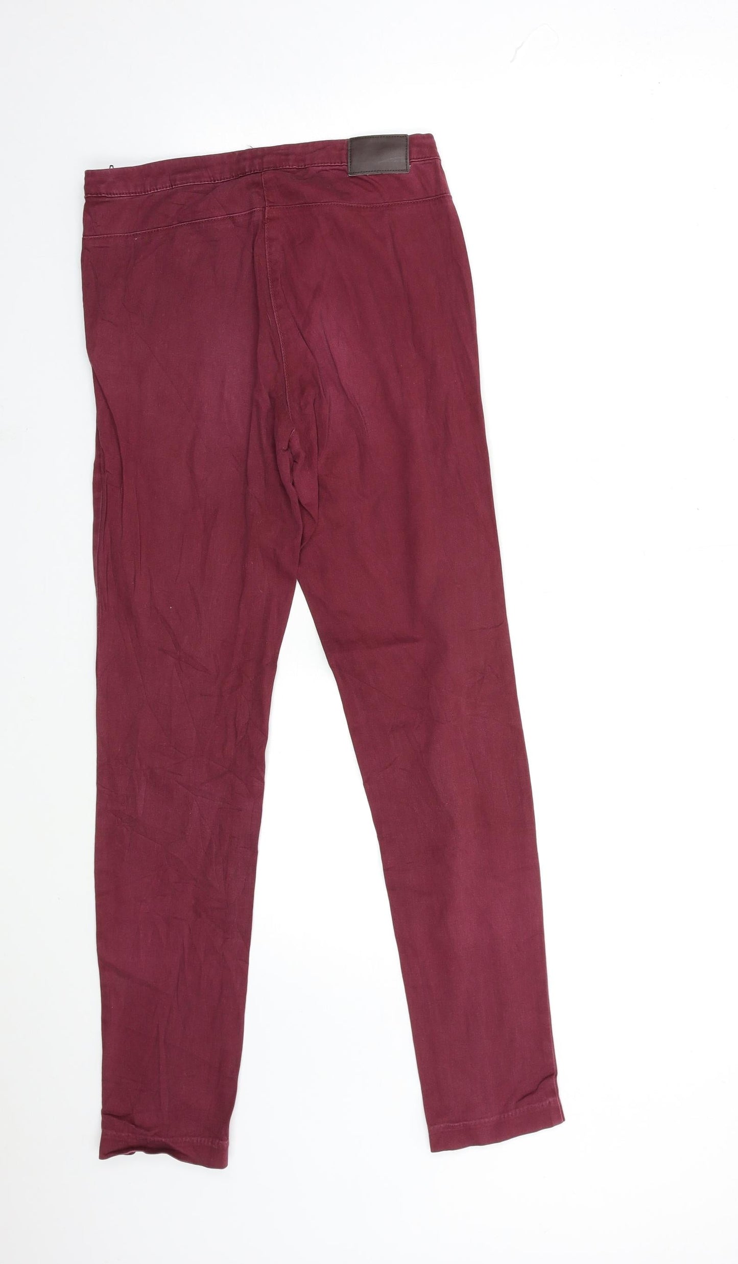 H&M Womens Red  Denim Skinny Jeans Size 26 in L29 in