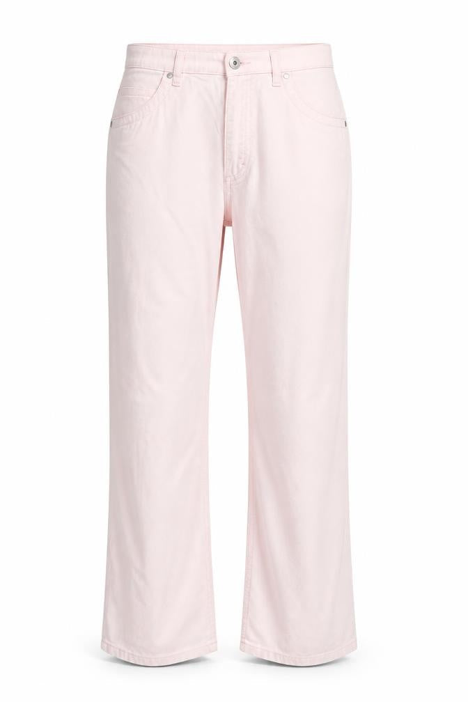Preworn Womens Pink  Denim Straight Jeans Size 30 in L25 in