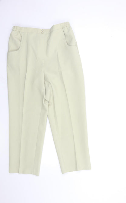 Essentials Collection Womens Beige   Trousers  Size 14 L23 in