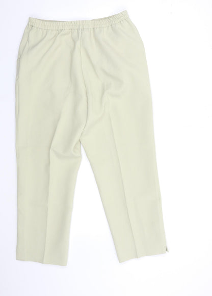 Essentials Collection Womens Beige   Trousers  Size 14 L23 in