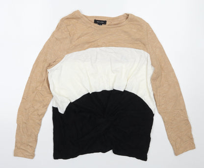 New Look Womens Beige   Pullover Jumper Size M