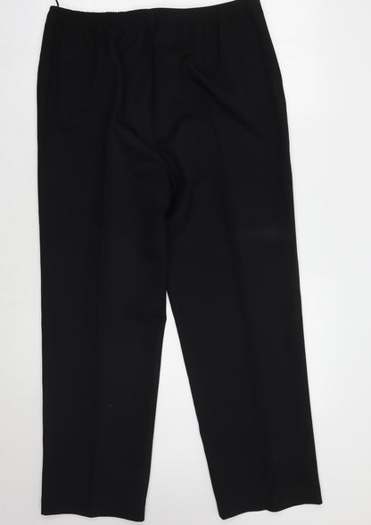 Bonmarché Womens Black Trousers Size 16 L30 in