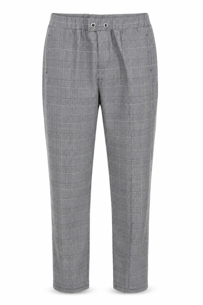 B33  Mens Grey Check  Trousers  Size 32 L29 in