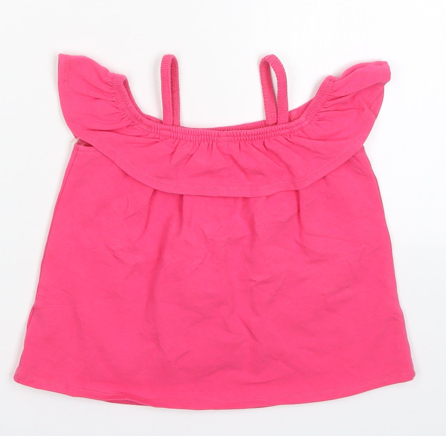 John Lewis Girls Pink   Basic T-Shirt Size 4 Years