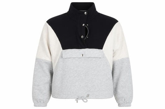 Primark Womens Grey Colourblock  Pullover Sweatshirt Size 4
