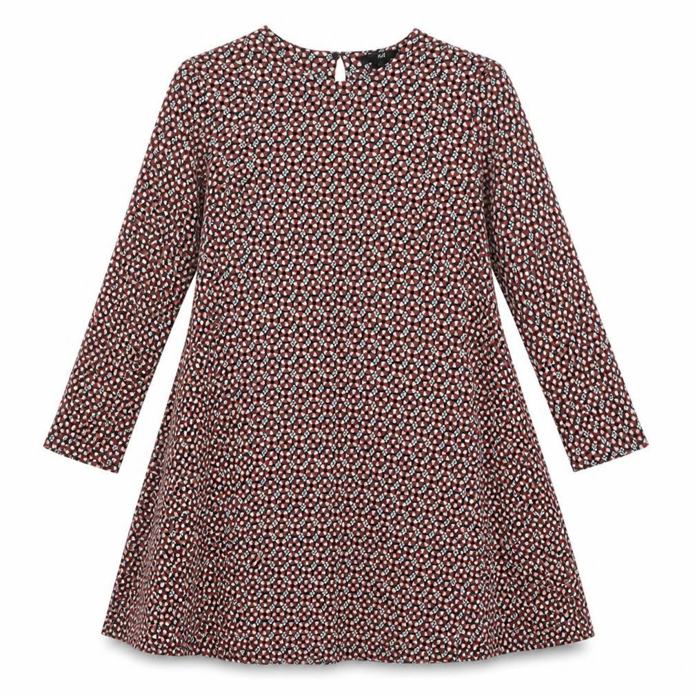 H&M Womens Blue Geometric  A-Line  Size 6