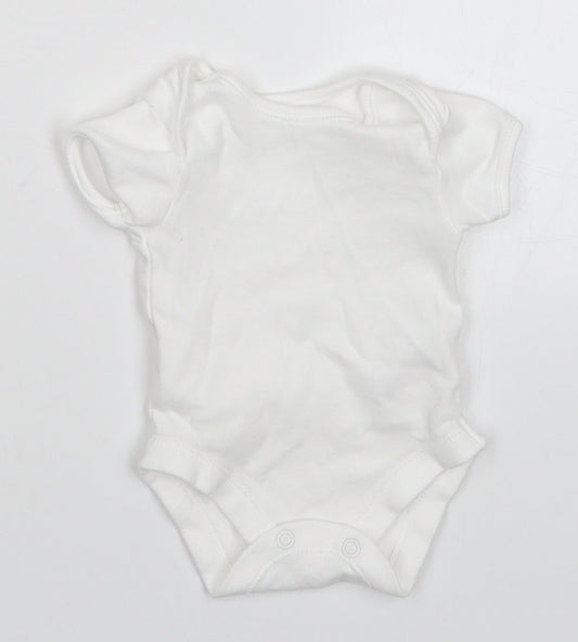 George Baby White   Babygrow One-Piece Size Newborn