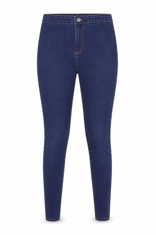 Denim & Co. Womens Blue  Denim Skinny Jeans Size 8 L27 in