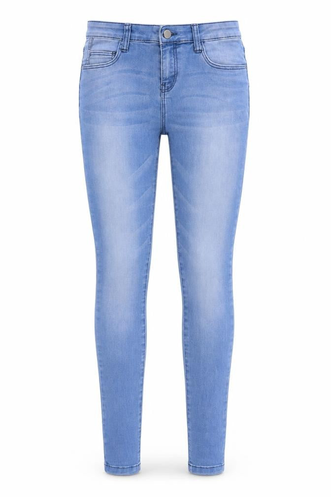 Denim & Co. Womens Blue  Denim Skinny Jeans Size 10 L32 in