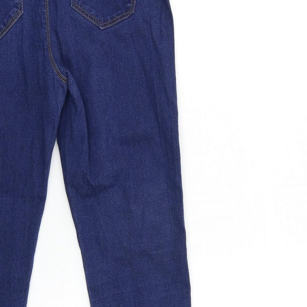 Denim & Co. Womens Blue  Denim Jegging Jeans Size 12 L27 in