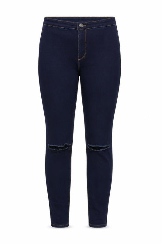 Denim & Co. Womens Blue  Denim Skinny Jeans Size 12 L30 in