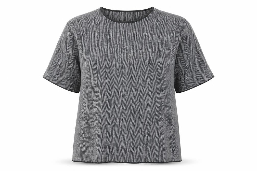 Zara Womens Grey Striped  Pullover Jumper Size L