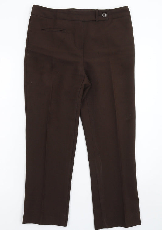 Marks and Spencer Womens Grey   Dress Pants Trousers Size 10 L23 in