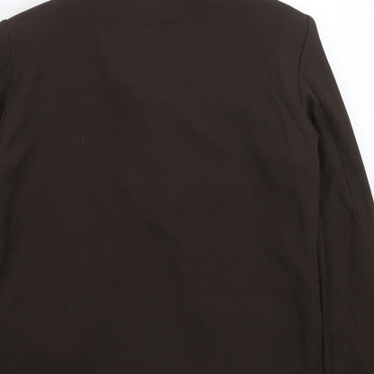 PRETTYLITTLETHING Womens Black   Jacket Blazer Size 6