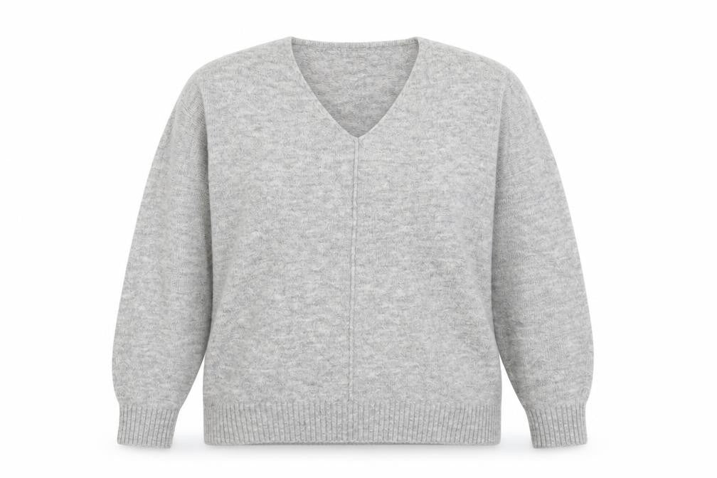 H&M Womens Grey  Knit Pullover Jumper Size XS