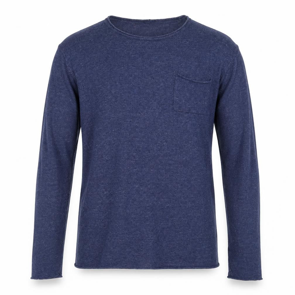 Pull&Bear Mens Blue  Knit Pullover Jumper Size M