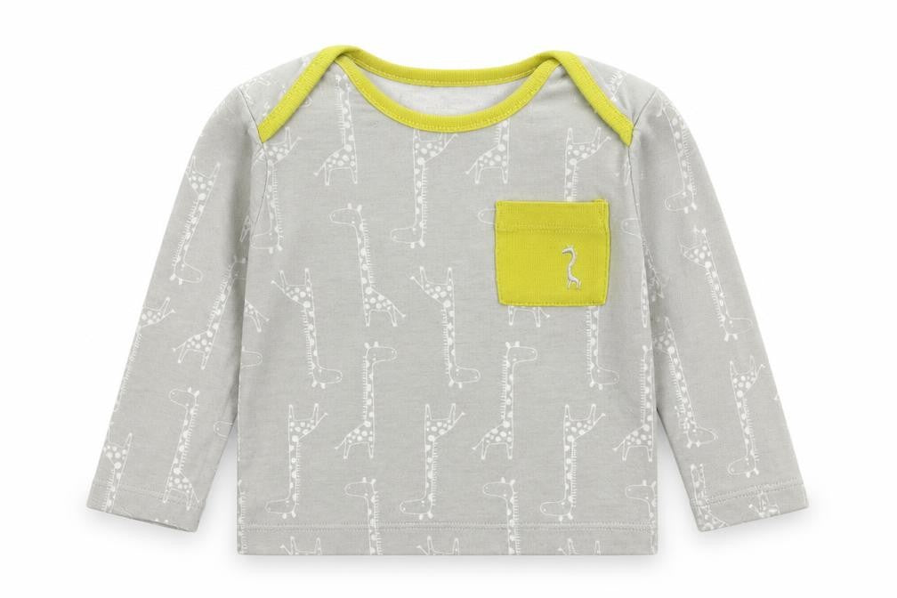 Homegrown Baby Grey   Basic T-Shirt Size 9-12 Months