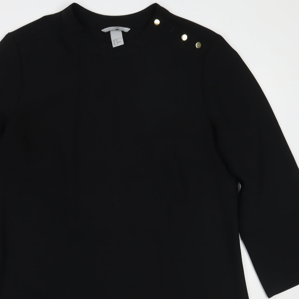 H&M Womens Black   A-Line  Size 10