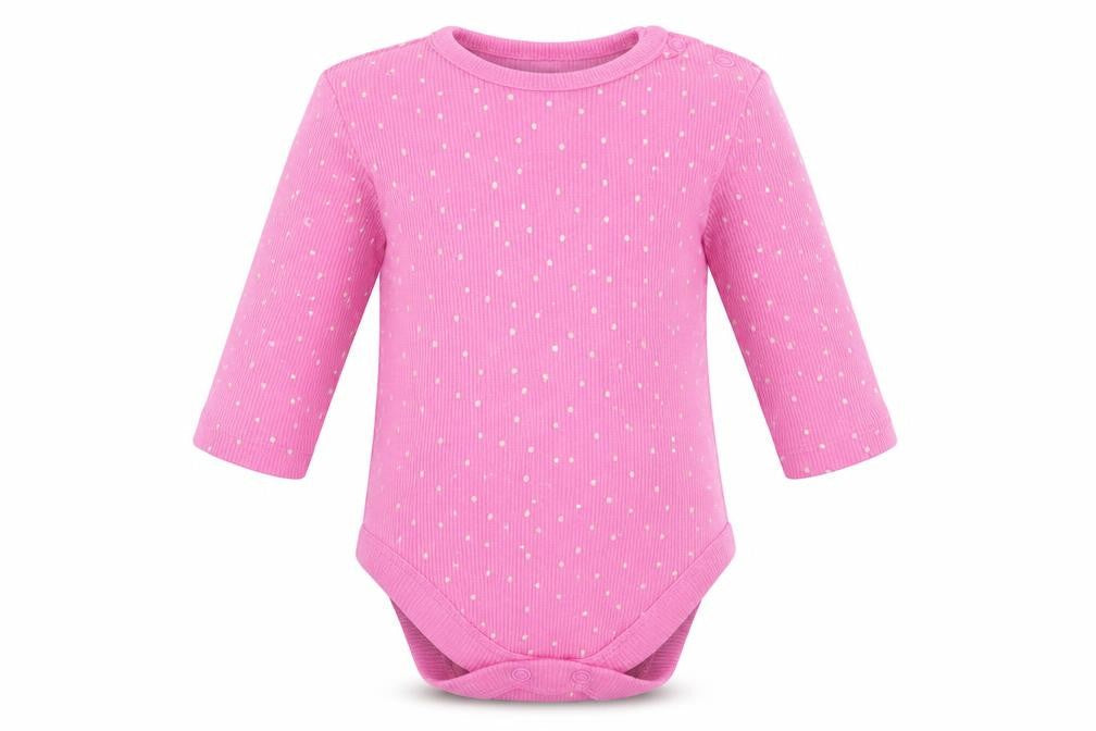 George Girls Pink Polka Dot  Babygrow One-Piece Size 0-3 Months