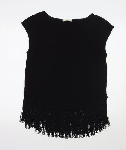 Oasis Womens Black   Basic T-Shirt Size M