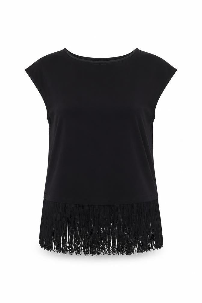 Oasis Womens Black   Basic T-Shirt Size M