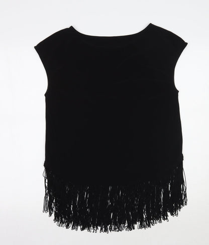 Oasis Womens Black   Basic T-Shirt Size M