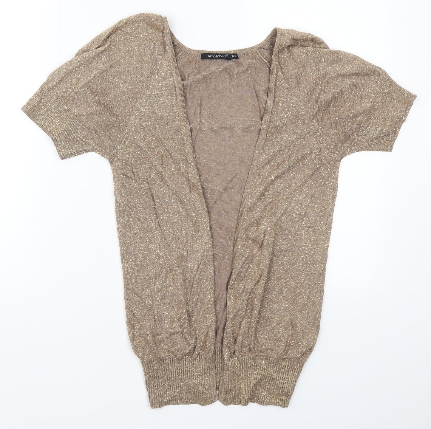 Atmosphere Womens Brown  Knit Cardigan Jumper Size 10