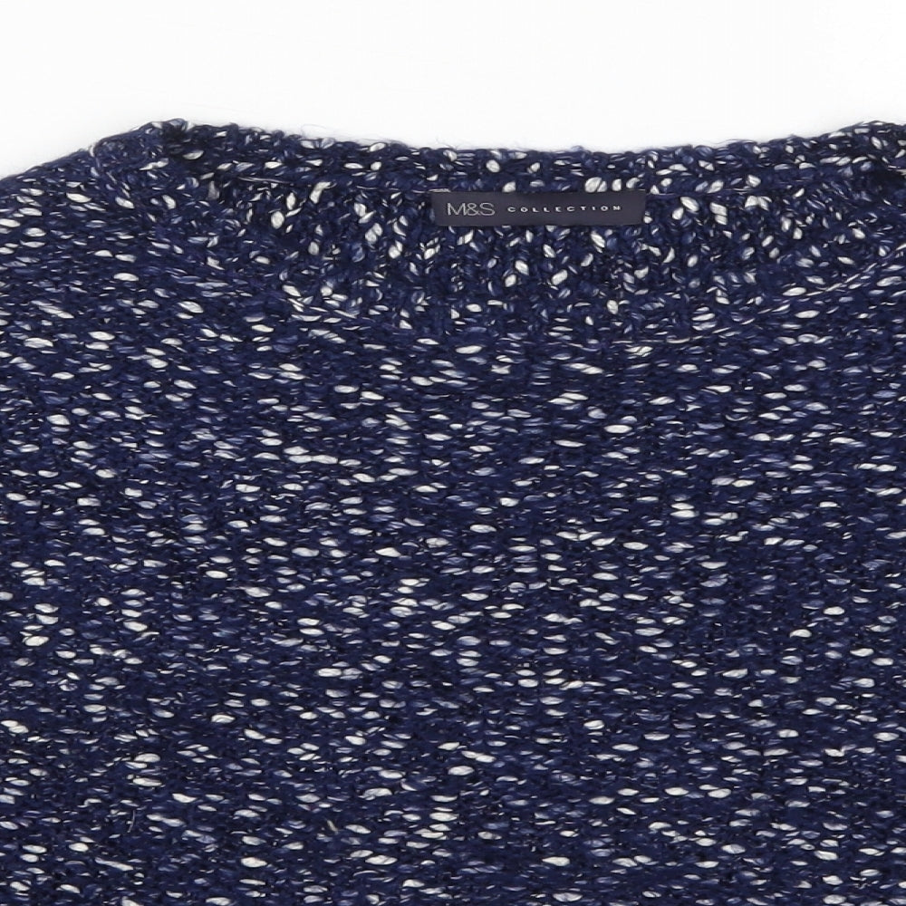 Marks and Spencer Womens Blue  Knit Pullover Jumper Size M