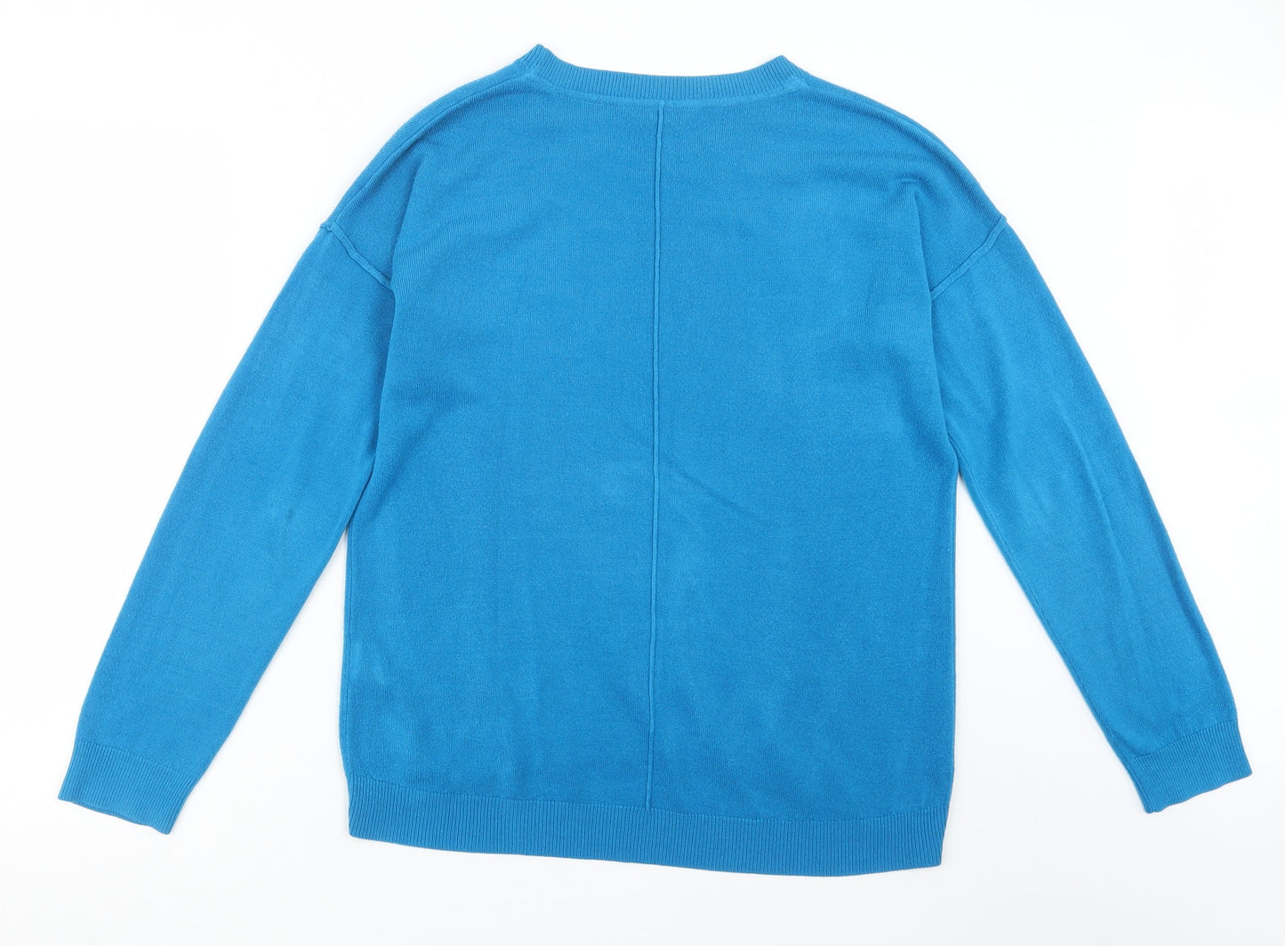 Principles Womens Blue  Knit Pullover Jumper Size 10