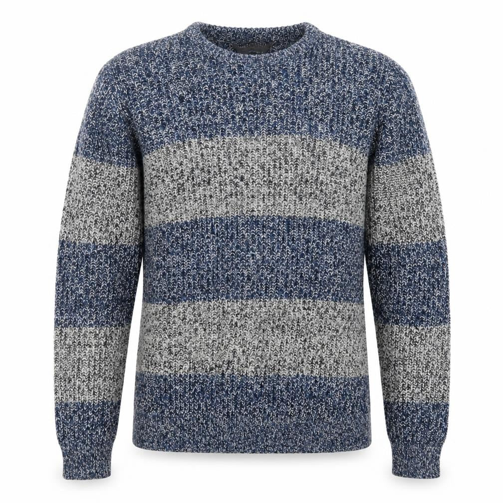 Cedarwood State Mens Blue Knit Pullover Jumper Size M