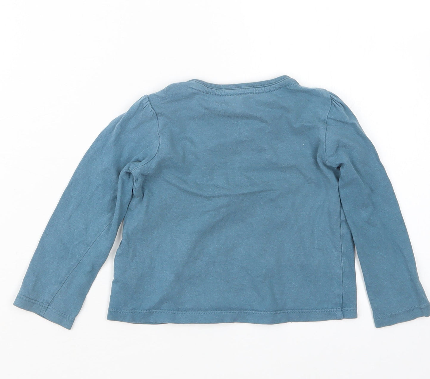 TU Girls Blue   Basic T-Shirt Size 9-12 Months