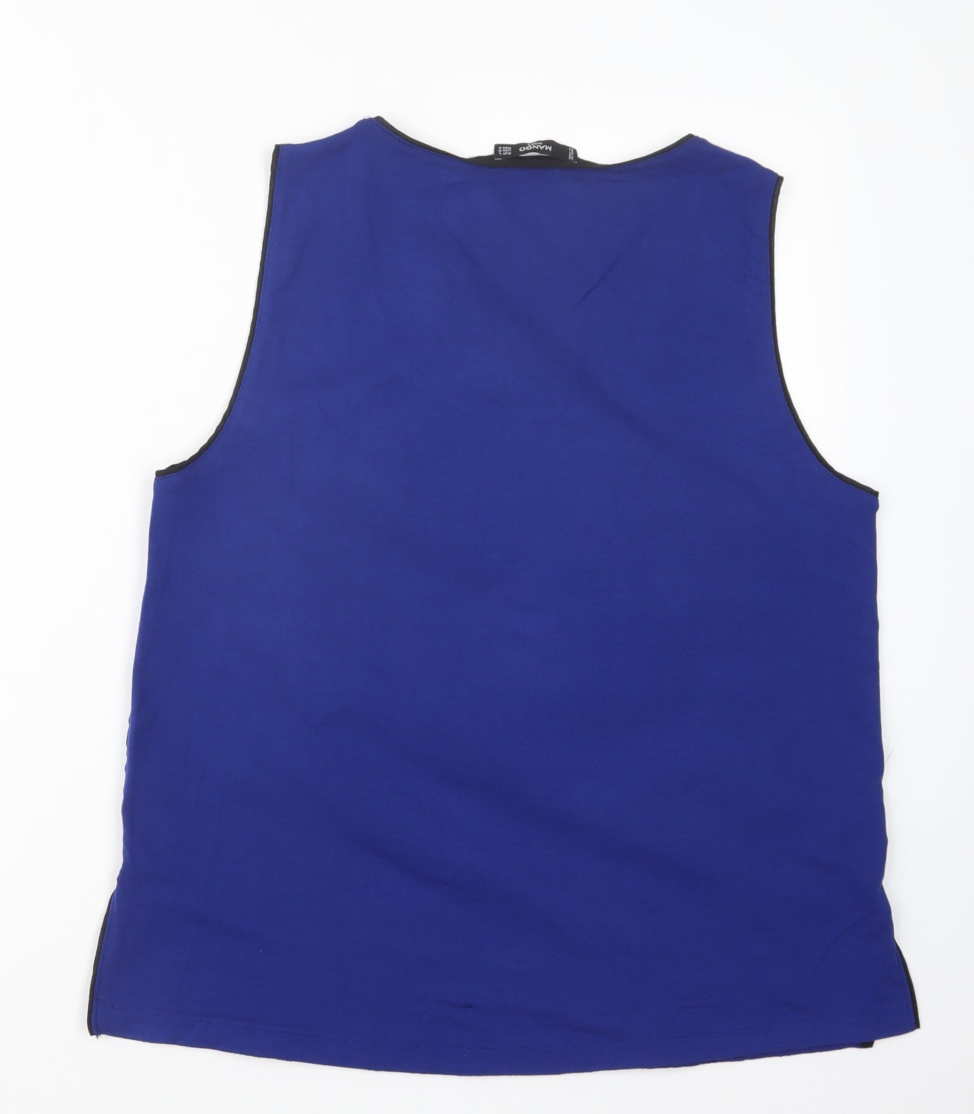 Mango Womens Blue   Basic Blouse Size L