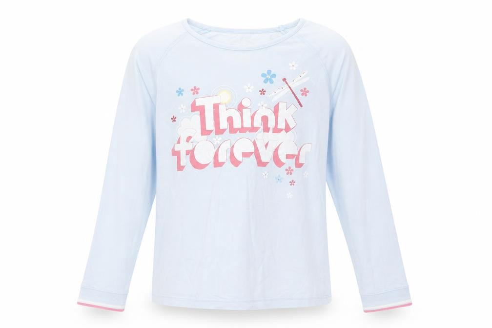 Marks & Spencer Girls Blue Geometric  Top Pyjama Top Size 13-14 Years