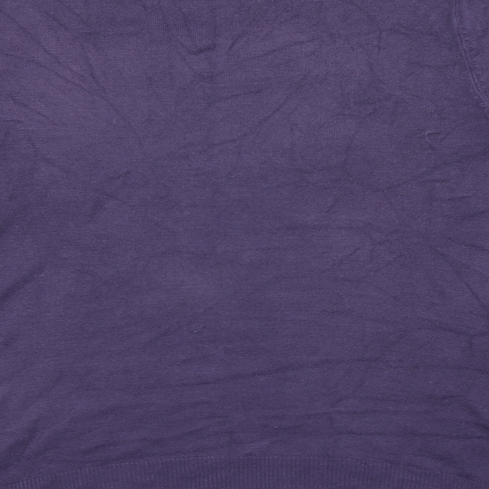 BHS Womens Purple  Knit Pullover Jumper Size 16